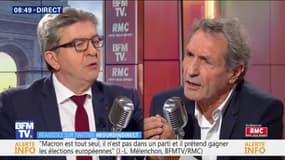 J.L. Mélenchon à J.J. Bourdin : "Vous ne regrettez pas de me parler comme ça?"