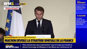Stratégie spatiale de la France: "L'espace n'est plus un sanctuaire, c'est devenu un champ de bataille", juge Emmanuel Macron