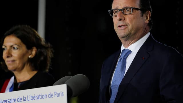 François Hollande a prôné "effort" et "courage" lors de son discours lors de la cérémonie du 70ème anniversaire de la Libération de Paris.