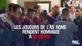 Les joueurs de l'AS Rome rendent hommage à leur légende De Rossi  