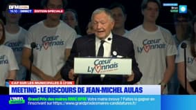 Municipales lyonnaises : Jean-Michel Aulas officialise sa candidature et affirme qu'« il y a tellement de choses à réformer » lors de son meeting