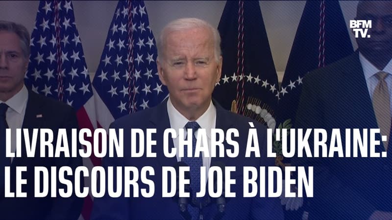 Livraison de chars à l'Ukraine: la prise de parole de Joe Biden en intégralité