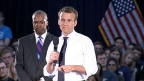 Emmanuel Macron fait le show face aux étudiants américains