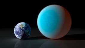 La "planète diamant", Cancri, d'un diamètre deux fois supérieur à celui de la Terre