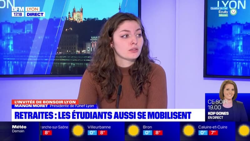 Lyon: l'Unef estime que la mobilisation des jeunes contre la réforme des retraites "se massifie"