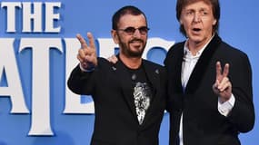 Ringo Starr et Paul McCartney en 2016