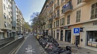 Le Boulevard Riquier, à Nice (Alpes-Maritimes)