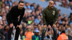 Roberto De Zerbi et Pep Guardiola