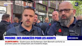 Des avancées pour les agents de prison, toujours mobilisés à Lille