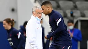 Didier Deschamps et Kylian Mbappé