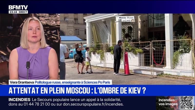 Explosion à Moscou: "Pour les gens qui soutiennent Vladimir Poutine, c'est un grand scandale", explique Vera Grantseva, politologue russe