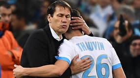 Rudi Garcia et Florian Thauvin