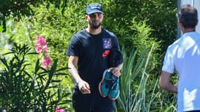 Layvin Kurzawa pour la reprise du PSG, le 4 juillet 2022