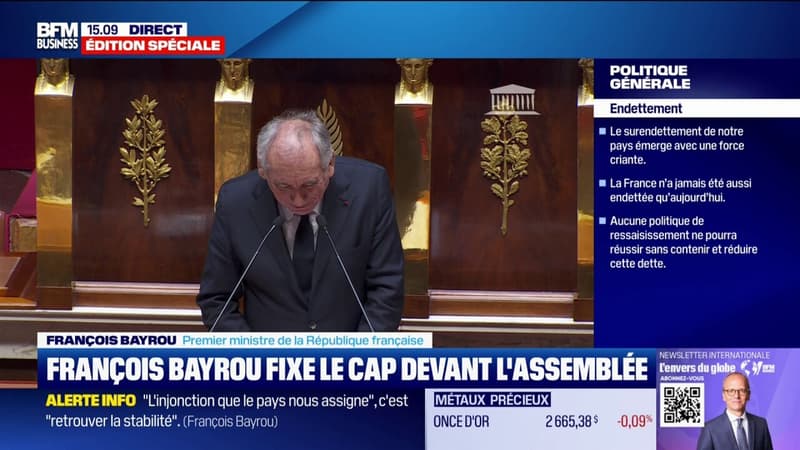 Discours de politique générale de François Bayrou