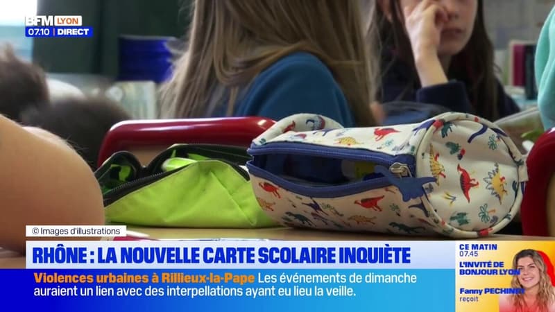 Rhône : La nouvelle carte scolaire inquiète