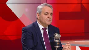 Le président des Hauts-de-France, Xavier Bertrand, le jeudi 5 décembre 2024 dans le "Face-à-face" de BFMTV.