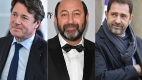 Christian Estrosi, Kad Merad et Christophe Castaner