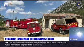 Verdon: l'incendie de Rougon s'étend