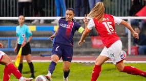 La capitaine du PSG Sakina Karchaoui face à Reims