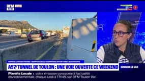 Toulon: le tunnel et l'A57 fermés en partie tout le week-end en raison de travaux