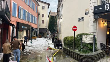 Ce jeudi 4 septembre un violent orage de grêle s'est abattue sur la ville de Gap dans les Hautes-Alpes 