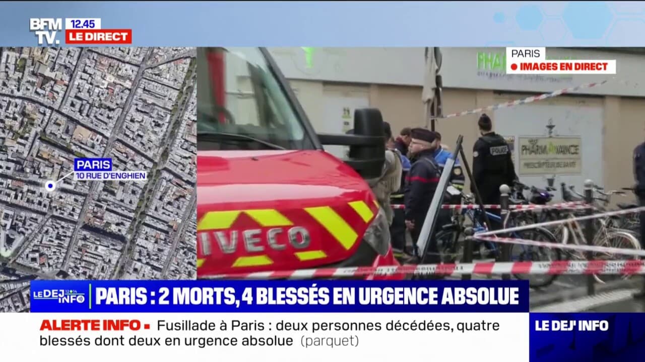 Coups de feu à Paris le nouveau bilan fait état de 2 morts et 4