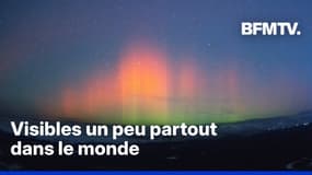 Les images des aurores boréales aperçues partout dans le monde