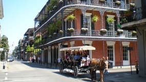 Le Vieux carré français à La Nouvelle-Orléans.