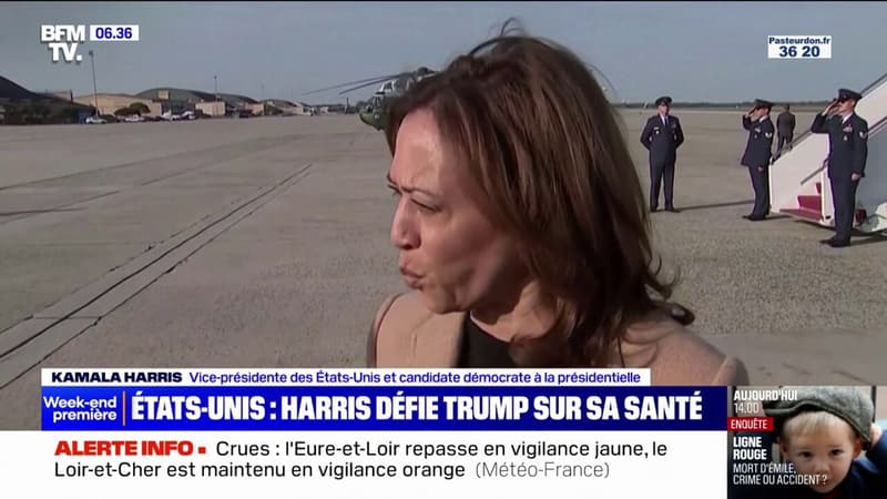 Kamala Harris estime que Donald Trump 