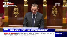 Olivier Dussopt: "Le ministère du Travail est le ministère du droit et de l'espoir"