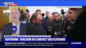 Auvergne: Macron au contact des éleveurs - 04/10