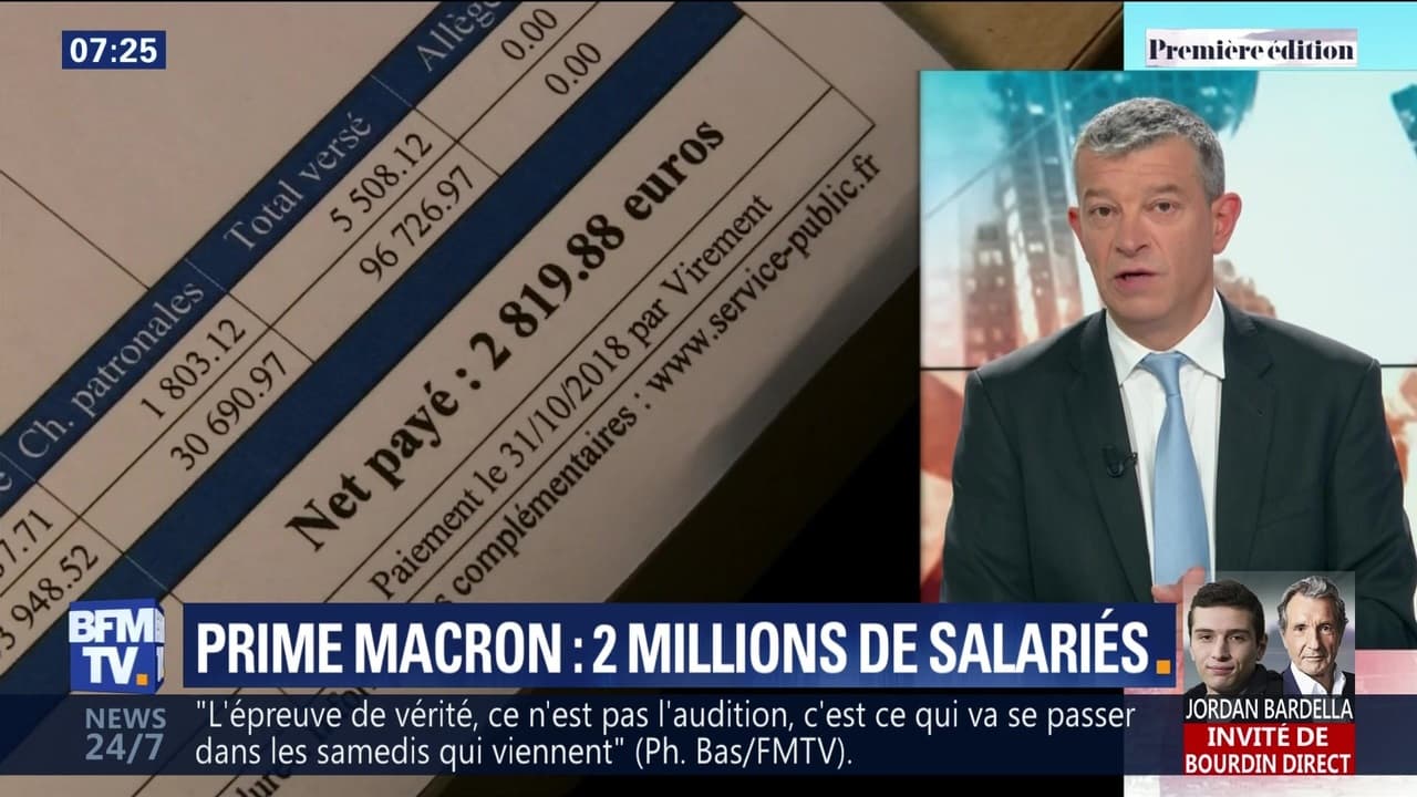 Prime Macron 2023 Prime Macron : 2 millions de salariés