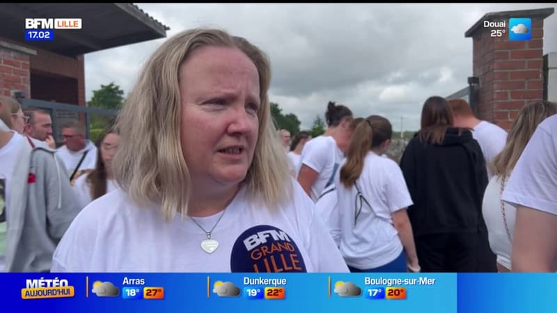 Douvrin: une marche blanche en hommage à Jimmy, tué par un chauffard deux ans plus tôt