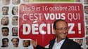 François Hollande est toujours largement en tête des intentions de vote pour la "primaire" socialiste pour la présidentielle de 2012, avec 42% des voix contre 27% à Martine Aubry, selon un sondage Ifop pour le Journal du dimanche. /Photo prise le 27 août