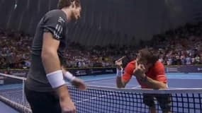 L'étonnante réaction de Robredo faite avec humour et prise comme telle par Andy Murray