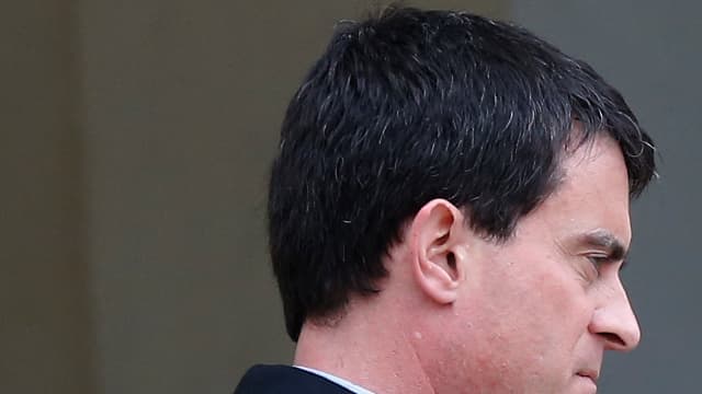 Manuel Valls et François Hollande, le 10 janvier 2015. -