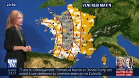 La météo pour ce vendredi 7 juin 2019