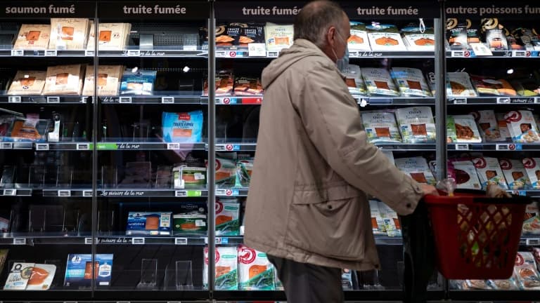 Un supermarché à Bordeaux, dans le sud-ouest de la France, le 2 décembre 2022 