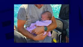 Photo de Ionas, un réfugié secouru le 17 août 2024 sur l'île de Tilos en Grèce. 
