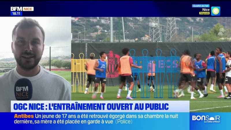 OGC Nice : l'entraînement ouvert au public