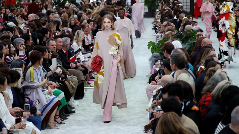 Le défilé Valentino automne/hiver en mars 2018 à Paris