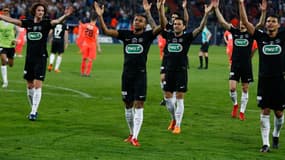 La joie des Parisiens à Caen