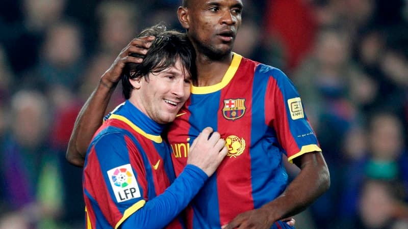 Lionel Messi et Eric Abidal