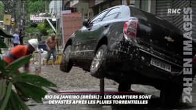 Des quartiers entiers de Rio de Janeiro dévastés par des pluies torrentielles