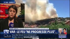 Var: l'incendie ne progresse plus mais des risques de reprise persistent
