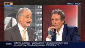 Jacques Attali face à Jean-Jacques Bourdin en direct