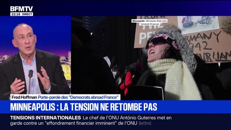 Violences à Minneapolis: "Donald Trump veut semer le chaos", explique Fred Hoffman, porte-parole des "Democrats abroad France"