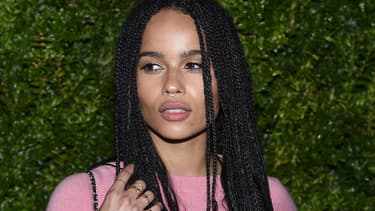 Zoë Kravitz lors d'un défilé Chanel à New York.