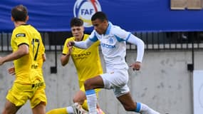 Mason Greenwood avec l'OM face à Gérone le 26 juillet 2025 à Andorre