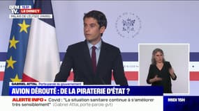 Détournement biélorusse: Gabriel Attal dénonce "un kidnapping à ciel ouvert gravissime"